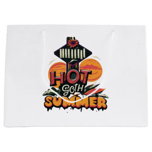 Hot Goth Summer Chic Large Gift Bag
