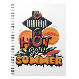 Hot Goth Summer Chic Notebook