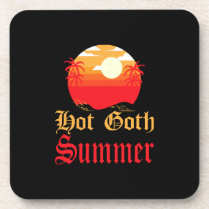 hot goth summer coaster