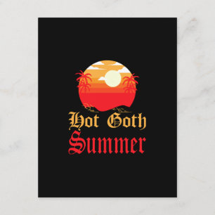 hot goth summer enclosure card