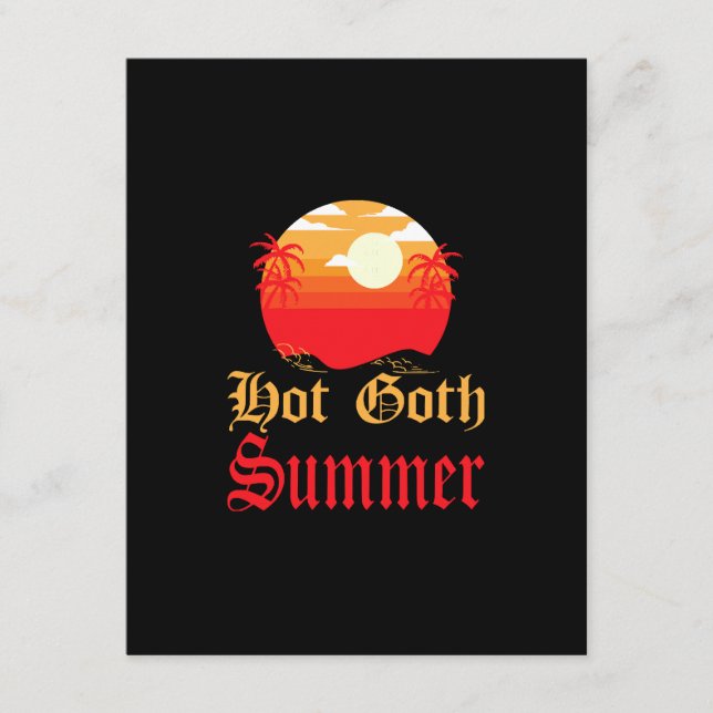 hot goth summer  enclosure card (Front)