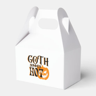 Hot Goth Summer-Horror Smiling Pumpkin Favour Box