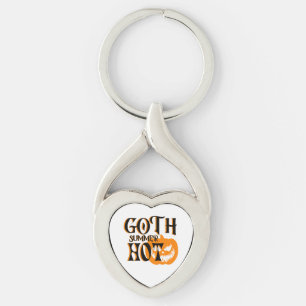 Hot Goth Summer-Horror Smiling Pumpkin Key Ring