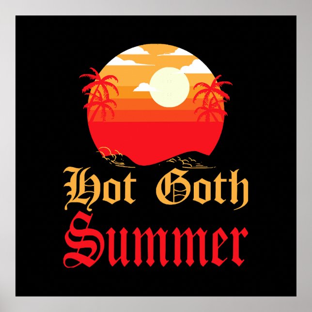 hot goth summer  poster (Front)