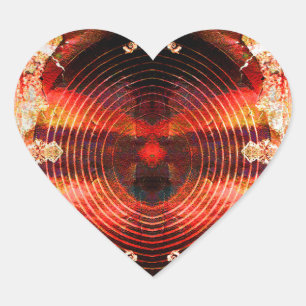 Hot grunge audio speakers heart sticker