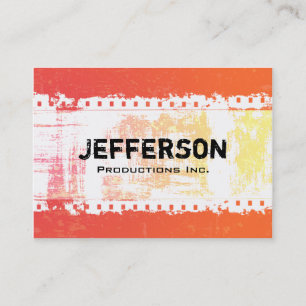 Hot Grunge Style Large Company Business Card