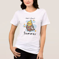 Hot Gurl Summer Cute Cockatiel Bird Funny Summer D