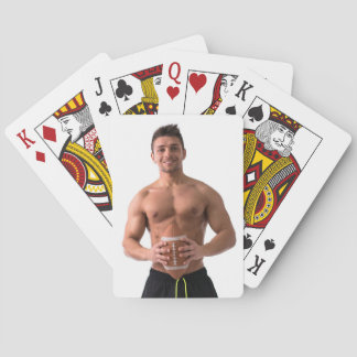 Hot Guy Sexy Shirtless Muscle Football Stud Hunk Playing Cards