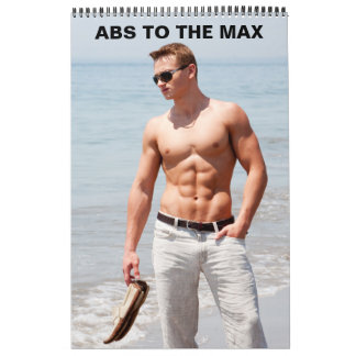 Hot Guys Abs Max Sexy Shirtless Muscular Men Calendar