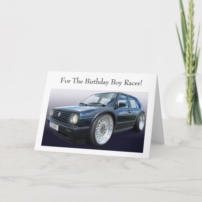 Hot Hatch Birthday Card (Front)