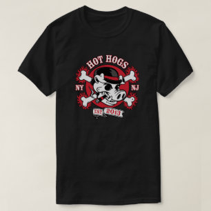 Hot Hogs™ Classic Mens Black Passenger T-Shirt