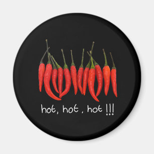 hot, hot, hot, hot chilli magnet