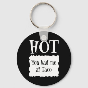 Hot - Hot Packet Halloween Taco Costume 1  Key Ring