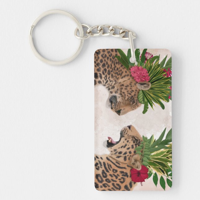 Hot House Leopards | A Pair Key Ring (Front)