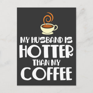 Hot Husband Funny Married Couple Humour Postcard