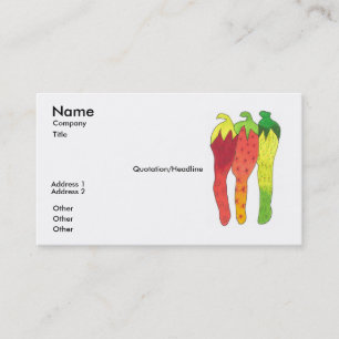 Hot Impression Business Card Template