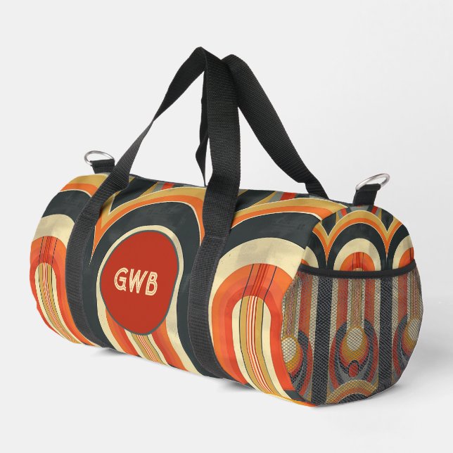 Hot Jazz Colour & Curves Monogram Duffle Bag (Right Corner)