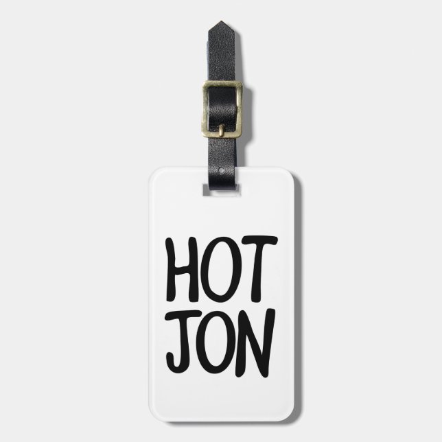 HOT JON LUGGAGE TAG (Front Vertical)