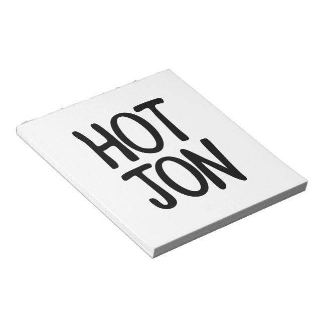 HOT JON NOTEPAD (Angled)