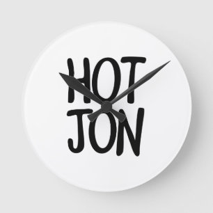 HOT JON ROUND CLOCK