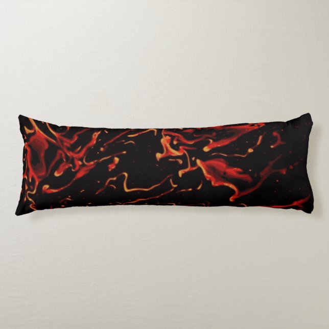 Hot Lava - customise your own Body Cushion (Front)