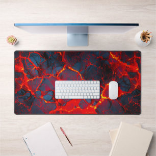 Hot Lava Surface (Style 1) Oil Painting Desk Mat