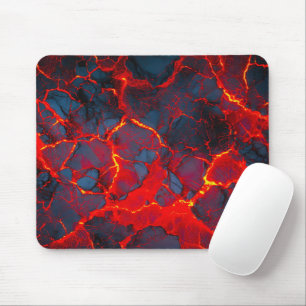 Hot Lava Surface (Style 1) Oil Painting Mouse Pad