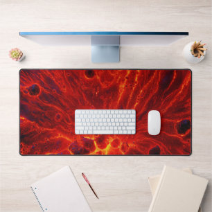 Hot Lava Surface (Style 2) Oil Painting Desk Mat