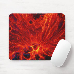 Hot Lava Surface (Style 2) Oil Painting Mouse Pad