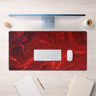 Hot Lava Surface (Style 3) Oil Painting Desk Mat