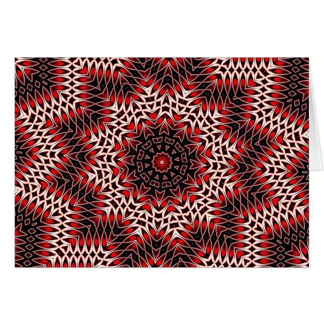 Hot Leaf Kaleidoscope (Front Horizontal)