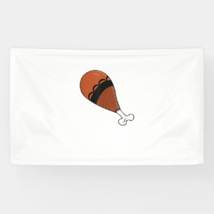 Hot Leg Day Thanksgiving funny Leg Day Turkey Gift Banner