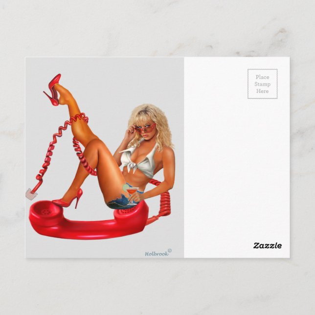 HOT LINE POSTCARD (Back)