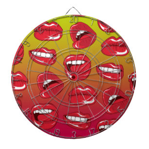 Hot Lips Dartboard