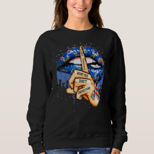 Hot Lips Dont Judge What You Dont Understand Lgbt  Sweatshirt