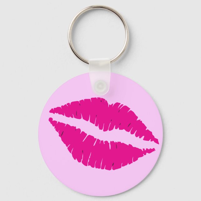 Hot Lips Key Ring (Front)