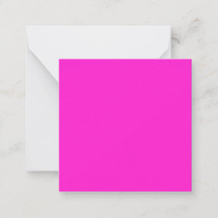 Hot Magenta Solid Colour Card