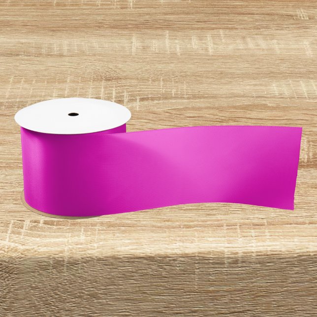 Hot Magenta Solid Colour Satin Ribbon (Creator Uploaded)
