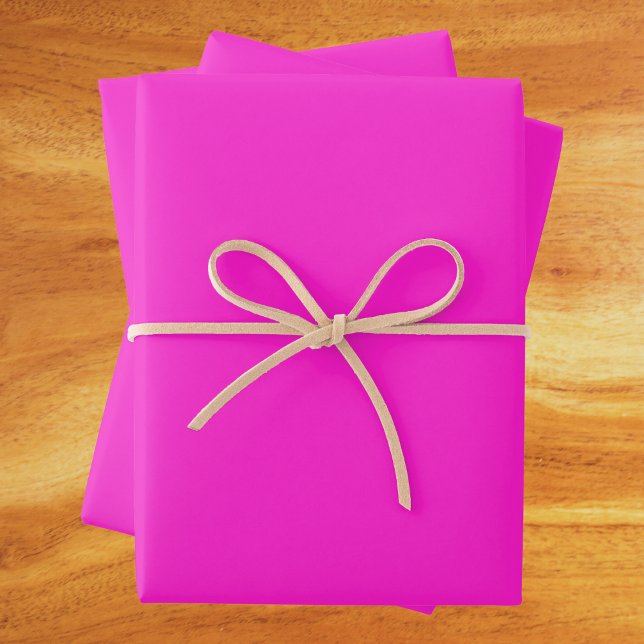 Hot Magenta Solid Colour Wrapping Paper Sheet (Creator Uploaded)