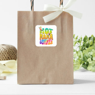 Hot Mama Summer Square Sticker