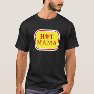 Hot Mama Women Mum Life Mama Letter Printed Clothe T-Shirt