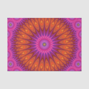Hot mandala tissue paper
