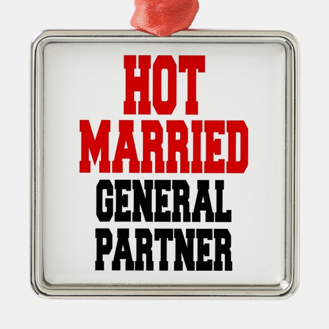 Hot Married General Partner Metal Tree Decoration (Front)