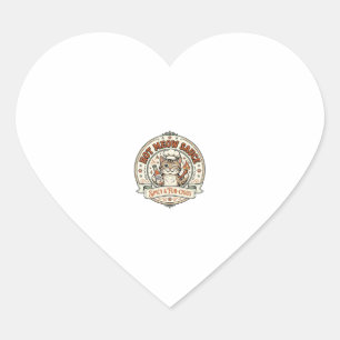 Hot Meow Sauce Cat Hot Sauce Spicy Food Cat Vintag Heart Sticker