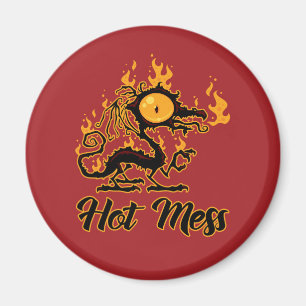 Hot Mess Crispy Dragon Magnet