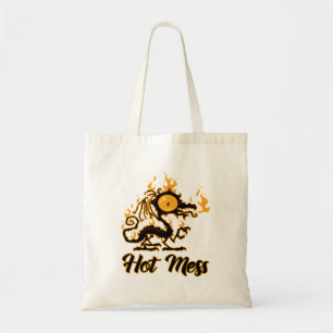 Hot Mess Crispy Dragon Tote Bag