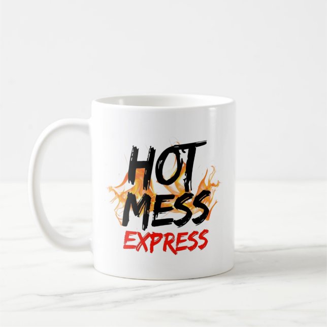 Hot Mess Express Coffee Mug (Left)