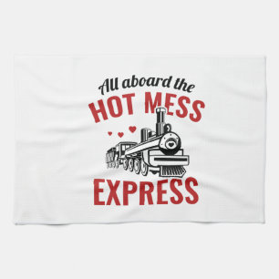 Hot Mess Express Tea Towel