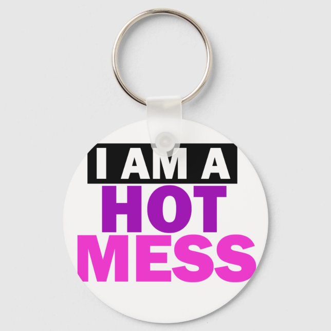 HOT MESS KEY RING (Front)