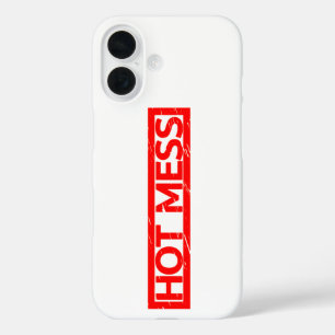 Hot Mess Stamp iPhone 16 Case